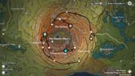 All nine Archaic Stones locations (Image via HoYoverse)